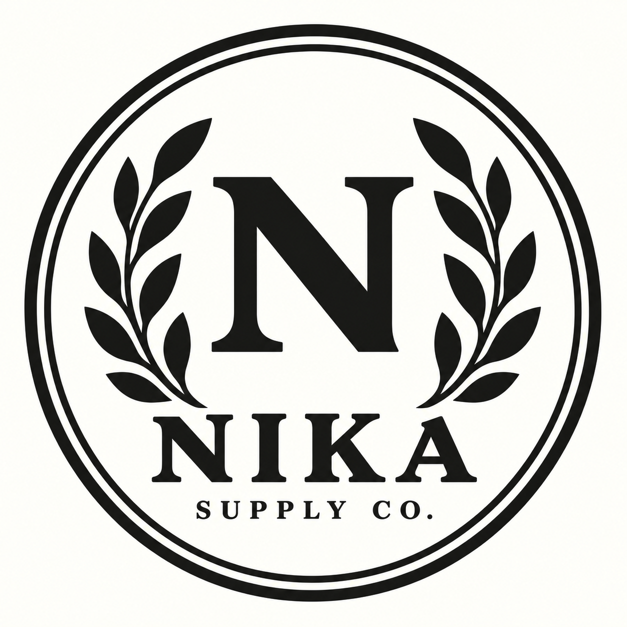 NIKA Supply Co. laurel emblem